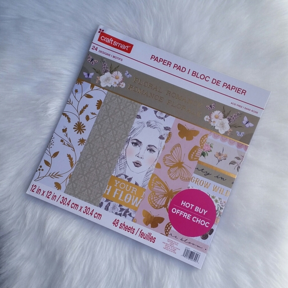 Craft Smart Office Floral Romance Paper Pad By Craft Smart Poshmark